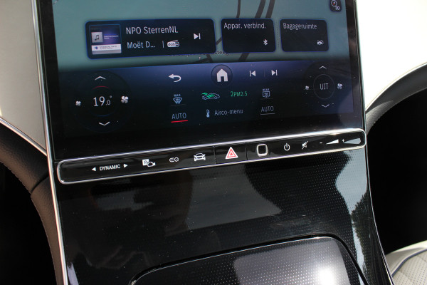 Mercedes-Benz EQS 450+ AMG Line 108 kWh / SoH 95,9% / Achterasbesturing / Panoramadak / Head-up / 360Camera / Luchtvering / Burmester / 20'' / Stoelventilatie / Stoel+Stuurverwarming / Dodehoek / DAB / ACC