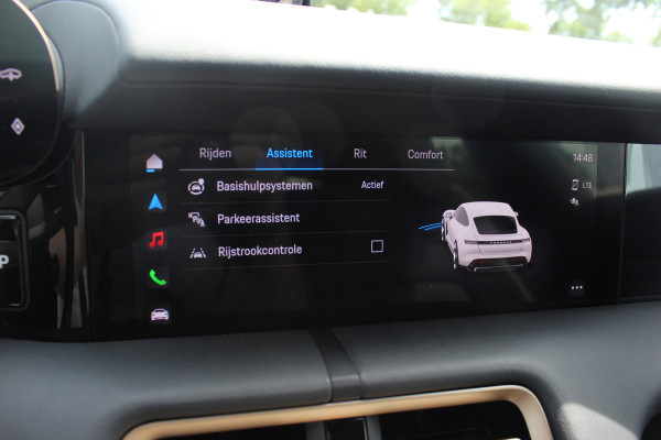 Porsche Taycan 79 kWh / SoH 92,4 % / 1e Eign. / Camera / Luchtvering / Sportchrono / 20'' / Leder / Comfortstoelen / CarPlay / Stoelverwarming / DAB / Cruise Control