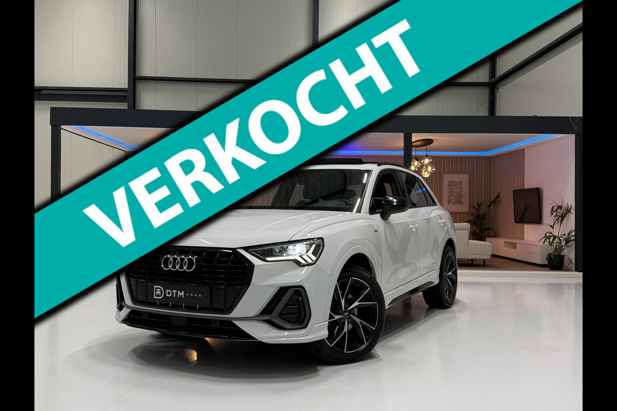 Audi Q3 3x S-Line | Black edition| Pano | Matrix Led | CarPlay | Cam | Cruise