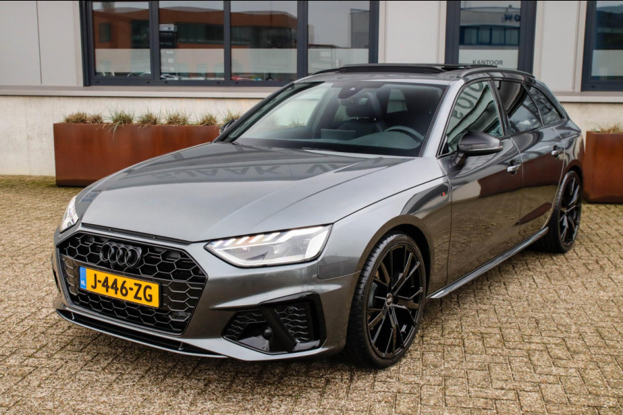 Audi A4 Avant 2.0 TFSI S line Black Edition Facelift 150pk S-Tronic! 1e|NL|DLR|Panoramadak|Virtual Cockpit|Leder|LED Matrix|Black