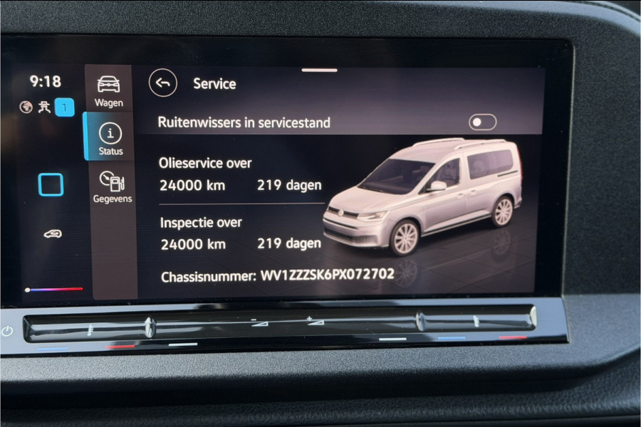 Volkswagen Caddy Cargo 1.5 TSI DSG-7 | Ergo | Camera | Carplay | ACC | Groot Scherm