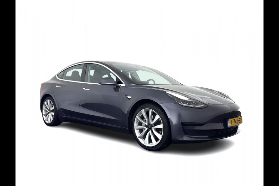 Tesla Model 3 Standard RWD Plus 60 kWh [ 3-Fase ]{SOH-98%} (INCL-BTW) Aut. *PANO | AUTOPILOT | LEATHER | KEYLESS | FULL-LED | MEMORY-PACK | TOPVIEW | DAB | CARPLAY | DIGI-COCKPIT | LANE-ASSIST | COMFORTSEATS | 19"ALU*