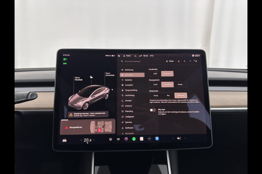 Tesla Model 3 Standard RWD Plus 60 kWh [ 3-Fase ]{SOH-98%} (INCL-BTW) Aut. *PANO | AUTOPILOT | LEATHER | KEYLESS | FULL-LED | MEMORY-PACK | TOPVIEW | DAB | CARPLAY | DIGI-COCKPIT | LANE-ASSIST | COMFORTSEATS | 19"ALU*