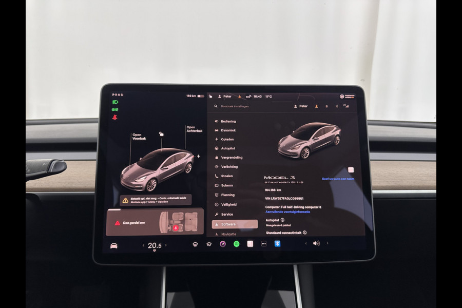 Tesla Model 3 Standard RWD Plus 60 kWh [ 3-Fase ]{SOH-98%} (INCL-BTW) Aut. *PANO | AUTOPILOT | LEATHER | KEYLESS | FULL-LED | MEMORY-PACK | TOPVIEW | DAB | CARPLAY | DIGI-COCKPIT | LANE-ASSIST | COMFORTSEATS | 19"ALU*