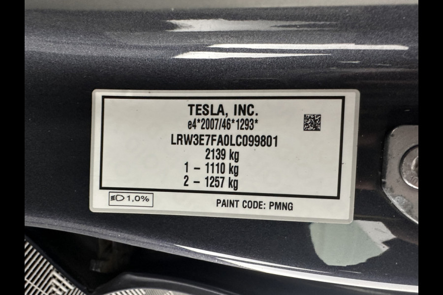 Tesla Model 3 Standard RWD Plus 60 kWh [ 3-Fase ]{SOH-98%} (INCL-BTW) Aut. *PANO | AUTOPILOT | LEATHER | KEYLESS | FULL-LED | MEMORY-PACK | TOPVIEW | DAB | CARPLAY | DIGI-COCKPIT | LANE-ASSIST | COMFORTSEATS | 19"ALU*
