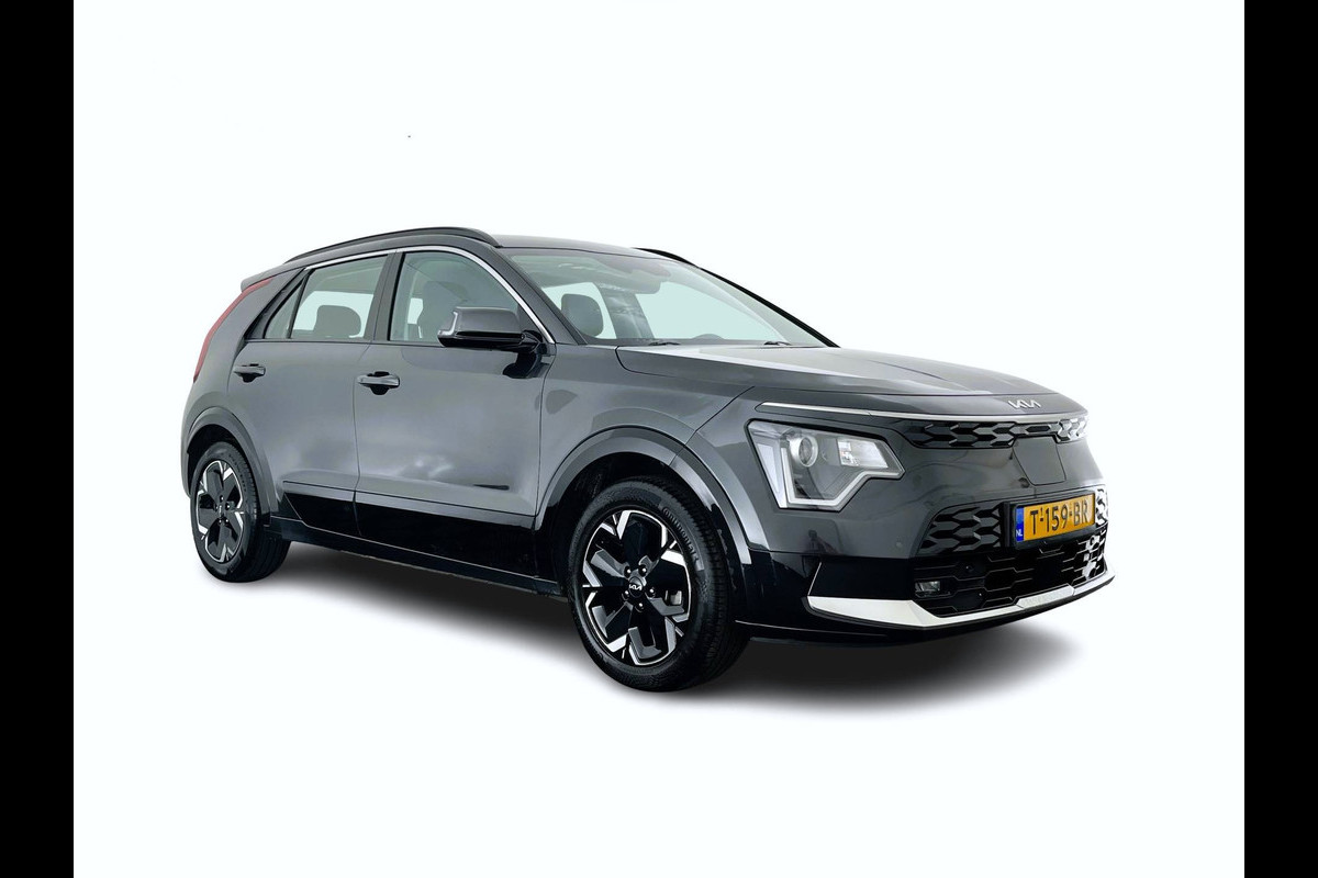 Kia Niro EV DynamicLine 64.8 kWh [3-Fase-11kW] {SoH-96%} (INCL-BTW) Aut. *LEATHER-FABRIC | ADAPTIVE-CRUISE | DIGI-COCKPIT | KEYLESS | CAMERA | DAB | COMFORTSEATS | SHIFTPADDLES | ECC | PDC | CARPLAY | AMBIENT-LIGHT | 17''ALU*