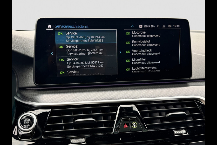 BMW 5 Serie Touring 530e M-Sport | Pano | Head Up | Sfeer | Camera | Dealer onderhouden | Driving Assistance Pro | Carplay