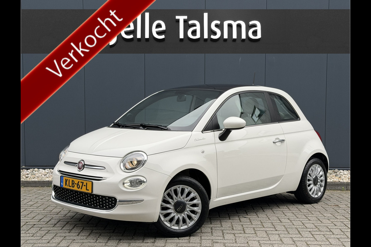 Fiat 500 1.0 Hybrid Dolcevita | Climate Control | Apple/Android CarPlay | Parkeersensoren | Panorama