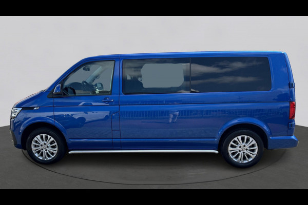 Volkswagen Transporter L2H1 Dubbel Cabine 2.0 TDI 150pk DSG Highline Automaat Led Camera Stoelverwarming Navigatie Trekhaak Alcantara