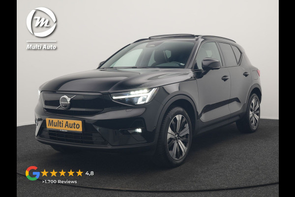 Volvo XC40 Ultimate Recharge Pure 70 kWh 231pk | Panodak | Warmtepomp | Adaptive Cruise | 360 Camera | Harman / Kardon | Alcantara Sportstoelen Memory & Verwarmd | Stuur Verwarmd | Google Assistent | Apple Carplay | Keyless | Blis | DAB |