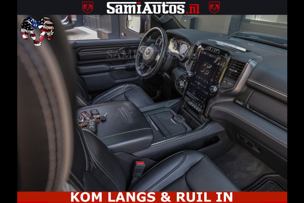 Dodge Ram LIMITED NIGHT 5.7 V8 402PK | HUD | 4PL WHEELS | LUCHTVERING |OPEN UILAAT KLEP | BOM VOL | GRANITE CRYSTAL | DC | CREW CAB | DUBBELE CABINE | 5 PERSOONS GRIJSKENTEKEN | EERSTE EIGENAAR | TOP STAAT 44000 KM |