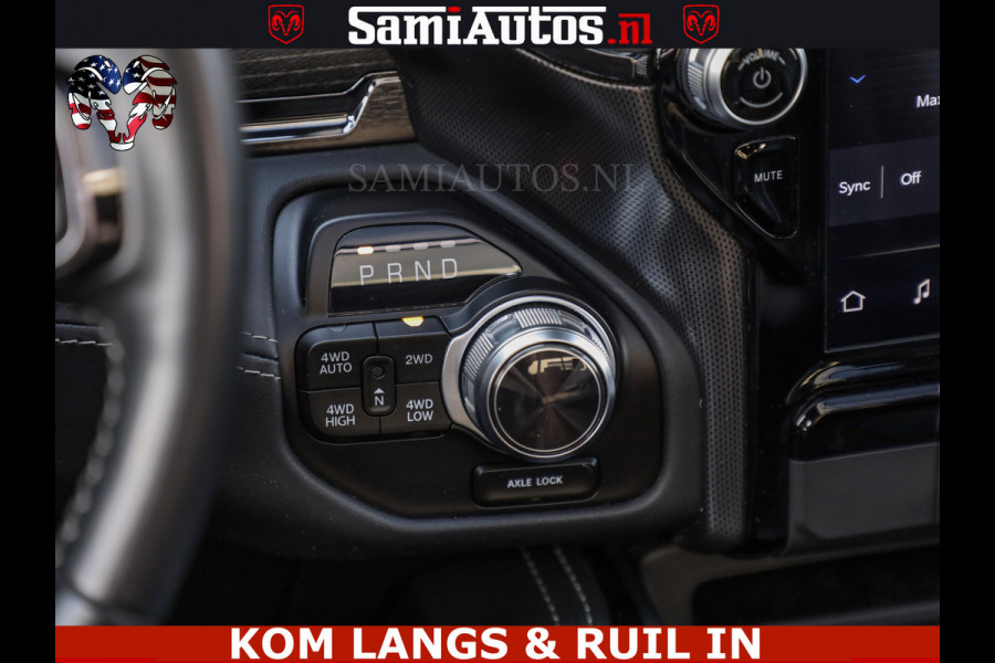 Dodge Ram LIMITED NIGHT 5.7 V8 402PK | HUD | 4PL WHEELS | LUCHTVERING |OPEN UILAAT KLEP | BOM VOL | GRANITE CRYSTAL | DC | CREW CAB | DUBBELE CABINE | 5 PERSOONS GRIJSKENTEKEN | EERSTE EIGENAAR | TOP STAAT 44000 KM |