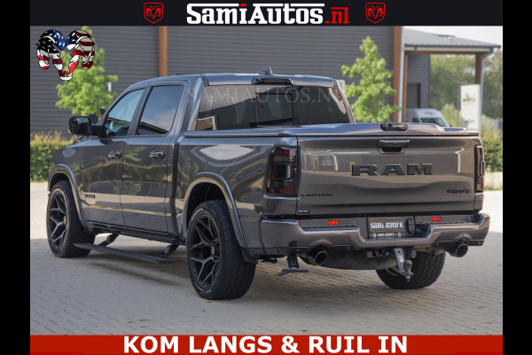 Dodge Ram LIMITED NIGHT 5.7 V8 402PK | HUD | 4PL WHEELS | LUCHTVERING |OPEN UILAAT KLEP | BOM VOL | GRANITE CRYSTAL | DC | CREW CAB | DUBBELE CABINE | 5 PERSOONS GRIJSKENTEKEN | EERSTE EIGENAAR | TOP STAAT 44000 KM |
