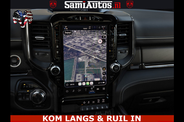 Dodge Ram LIMITED NIGHT 5.7 V8 402PK | HUD | 4PL WHEELS | LUCHTVERING |OPEN UILAAT KLEP | BOM VOL | GRANITE CRYSTAL | DC | CREW CAB | DUBBELE CABINE | 5 PERSOONS GRIJSKENTEKEN | EERSTE EIGENAAR | TOP STAAT 44000 KM |