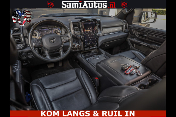 Dodge Ram LIMITED NIGHT 5.7 V8 402PK | HUD | 4PL WHEELS | LUCHTVERING |OPEN UILAAT KLEP | BOM VOL | GRANITE CRYSTAL | DC | CREW CAB | DUBBELE CABINE | 5 PERSOONS GRIJSKENTEKEN | EERSTE EIGENAAR | TOP STAAT 44000 KM |