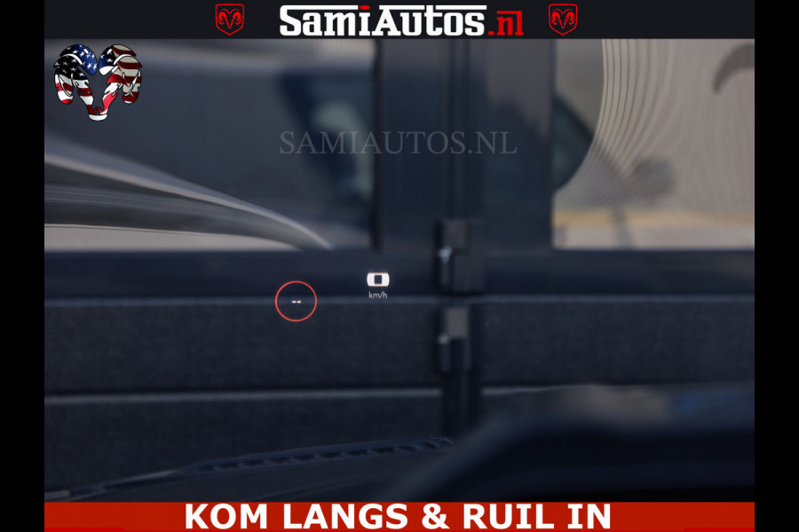 Dodge Ram LIMITED NIGHT 5.7 V8 402PK | HUD | 4PL WHEELS | LUCHTVERING |OPEN UILAAT KLEP | BOM VOL | GRANITE CRYSTAL | DC | CREW CAB | DUBBELE CABINE | 5 PERSOONS GRIJSKENTEKEN | EERSTE EIGENAAR | TOP STAAT 44000 KM |