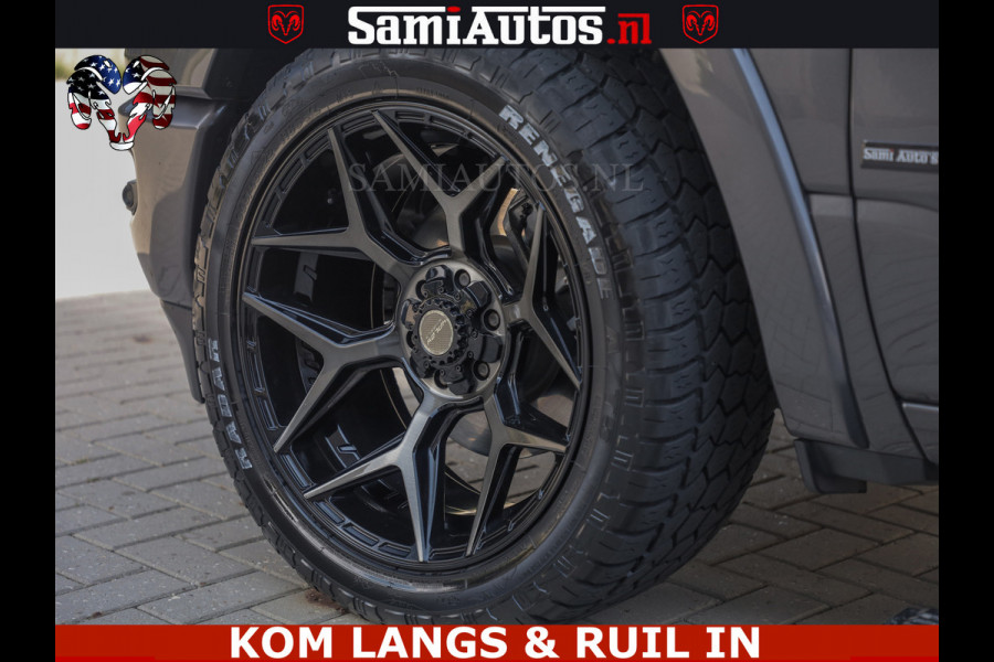 Dodge Ram LIMITED NIGHT 5.7 V8 402PK | HUD | 4PL WHEELS | LUCHTVERING |OPEN UILAAT KLEP | BOM VOL | GRANITE CRYSTAL | DC | CREW CAB | DUBBELE CABINE | 5 PERSOONS GRIJSKENTEKEN | EERSTE EIGENAAR | TOP STAAT 44000 KM |