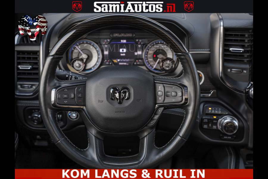 Dodge Ram LIMITED NIGHT 5.7 V8 402PK | HUD | 4PL WHEELS | LUCHTVERING |OPEN UILAAT KLEP | BOM VOL | GRANITE CRYSTAL | DC | CREW CAB | DUBBELE CABINE | 5 PERSOONS GRIJSKENTEKEN | EERSTE EIGENAAR | TOP STAAT 44000 KM |