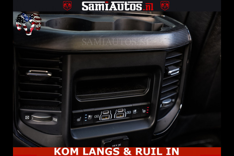 Dodge Ram LIMITED NIGHT 5.7 V8 402PK | HUD | 4PL WHEELS | LUCHTVERING |OPEN UILAAT KLEP | BOM VOL | GRANITE CRYSTAL | DC | CREW CAB | DUBBELE CABINE | 5 PERSOONS GRIJSKENTEKEN | EERSTE EIGENAAR | TOP STAAT 44000 KM |