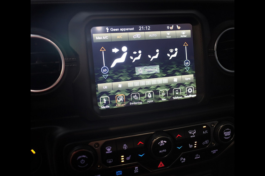 Jeep Wrangler UNLIMITED 4xe 380 Sahara / 360 Camera / Leder / Navi / Ecc / Elek Pakket / Led / Pdc / 18 Inch / TOPSTAAT