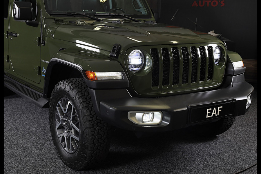 Jeep Wrangler UNLIMITED 4xe 380 Sahara / 360 Camera / Leder / Navi / Ecc / Elek Pakket / Led / Pdc / 18 Inch / TOPSTAAT