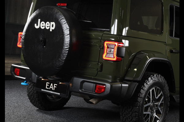 Jeep Wrangler UNLIMITED 4xe 380 Sahara / 360 Camera / Leder / Navi / Ecc / Elek Pakket / Led / Pdc / 18 Inch / TOPSTAAT