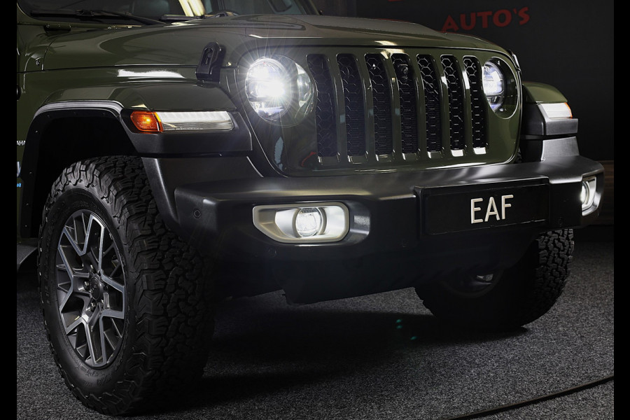 Jeep Wrangler UNLIMITED 4xe 380 Sahara / 360 Camera / Leder / Navi / Ecc / Elek Pakket / Led / Pdc / 18 Inch / TOPSTAAT