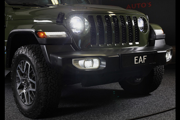 Jeep Wrangler UNLIMITED 4xe 380 Sahara / 360 Camera / Leder / Navi / Ecc / Elek Pakket / Led / Pdc / 18 Inch / TOPSTAAT