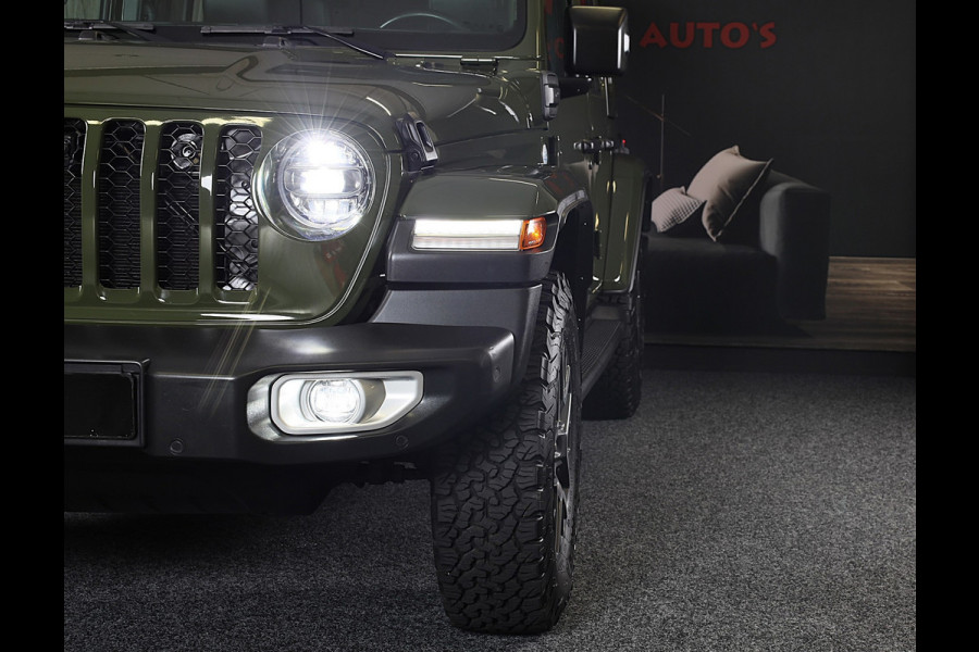 Jeep Wrangler UNLIMITED 4xe 380 Sahara / 360 Camera / Leder / Navi / Ecc / Elek Pakket / Led / Pdc / 18 Inch / TOPSTAAT