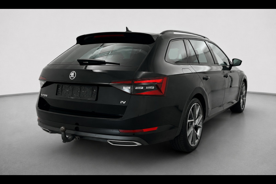 Škoda Superb Combi 1.4 TSI iV Sportline | Pano | Matrix LED | Trekhaak | Memory | ACC | Side Assist | Keyless | Dealer onderhouden