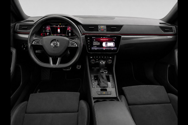 Škoda Superb Combi 1.4 TSI iV Sportline | Pano | Matrix LED | Trekhaak | Memory | ACC | Side Assist | Keyless | Dealer onderhouden