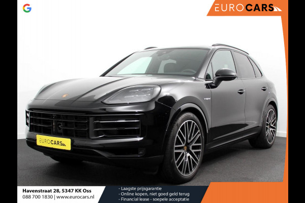 Porsche Cayenne 3.0 E-Hybrid Luchtvering Leder Panoramadak Camera Navigatie Elektrische comfortstoelen DAB+ Led Adaptieve cruise control Climate control Lichtmetalen velgen Apple Carplay/ Android Auto