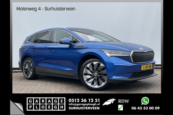 Škoda ENYAQ iV 80 SOH 92.5% First Edition Leer Stoel/StuurVerw+Elektr Carplay Adapt.Cruise Sportline