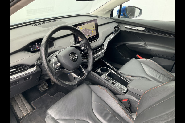 Škoda ENYAQ iV 80 SOH 92.5% First Edition Leer Stoel/StuurVerw+Elektr Carplay Adapt.Cruise Sportline
