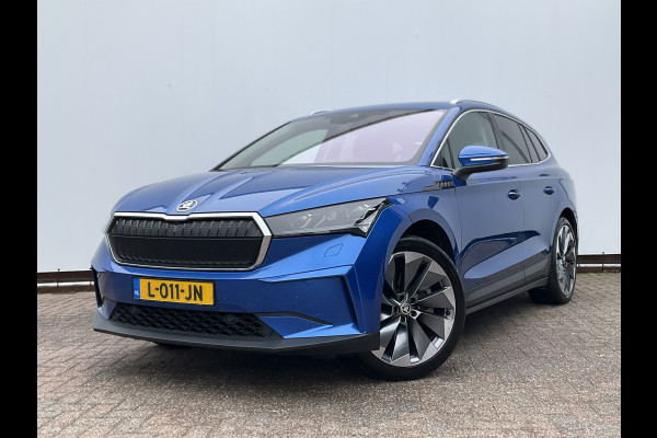 Škoda ENYAQ iV 80 SOH 92.5% First Edition Leer Stoel/StuurVerw+Elektr Carplay Adapt.Cruise Sportline