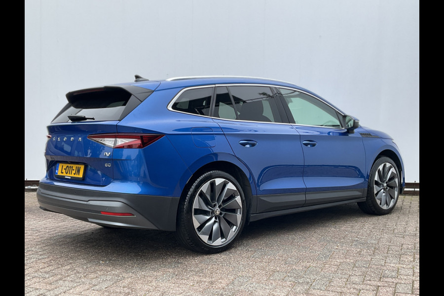 Škoda ENYAQ iV 80 SOH 92.5% First Edition Leer Stoel/StuurVerw+Elektr Carplay Adapt.Cruise Sportline