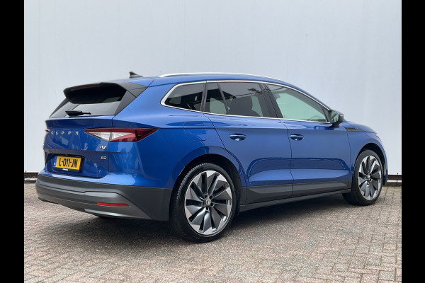Škoda ENYAQ iV 80 SOH 92.5% First Edition Leer Stoel/StuurVerw+Elektr Carplay Adapt.Cruise Sportline