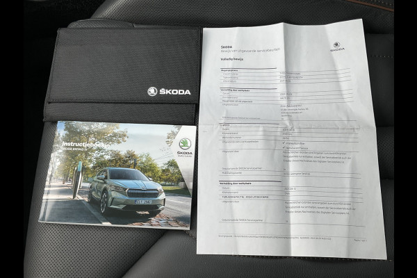 Škoda ENYAQ iV 80 SOH 92.5% First Edition Leer Stoel/StuurVerw+Elektr Carplay Adapt.Cruise Sportline