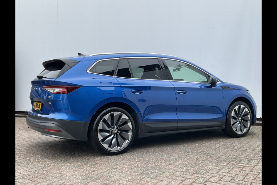 Škoda ENYAQ iV 80 SOH 92.5% First Edition Leer Stoel/StuurVerw+Elektr Carplay Adapt.Cruise Sportline