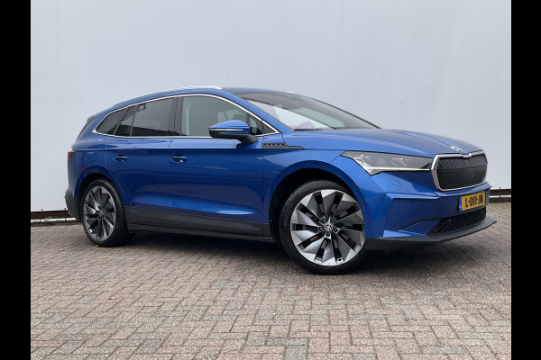 Škoda ENYAQ iV 80 SOH 92.5% First Edition Leer Stoel/StuurVerw+Elektr Carplay Adapt.Cruise Sportline