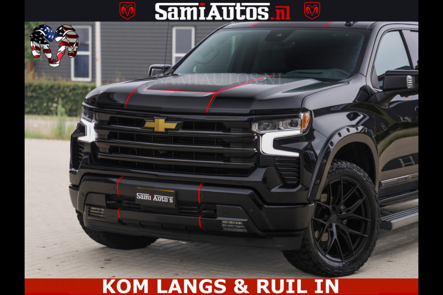 Chevrolet Silverado HULK PACK | BEAST | HUIF | BLACK OPS | BOM VOL | GARANTIE TOT 24-01-2028 | DC 5 PERSOONS | DUBBELE CABINE | HUD | COMFORT STOELEN GEKOELD EN VERWARMD | BOSE | EN NOG VEEL MEER ....| 6.2 V8 426PK |