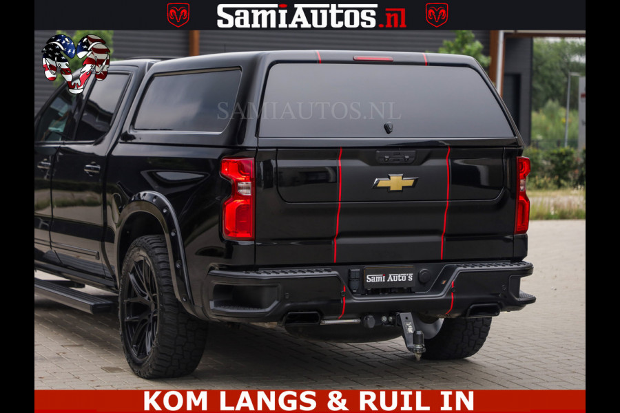 Chevrolet Silverado HULK PACK | BEAST | HUIF | BLACK OPS | BOM VOL | GARANTIE TOT 24-01-2028 | DC 5 PERSOONS | DUBBELE CABINE | HUD | COMFORT STOELEN GEKOELD EN VERWARMD | BOSE | EN NOG VEEL MEER ....| 6.2 V8 426PK |