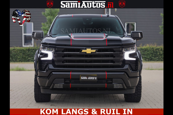Chevrolet Silverado HULK PACK | BEAST | HUIF | BLACK OPS | BOM VOL | GARANTIE TOT 24-01-2028 | DC 5 PERSOONS | DUBBELE CABINE | HUD | COMFORT STOELEN GEKOELD EN VERWARMD | BOSE | EN NOG VEEL MEER ....| 6.2 V8 426PK |