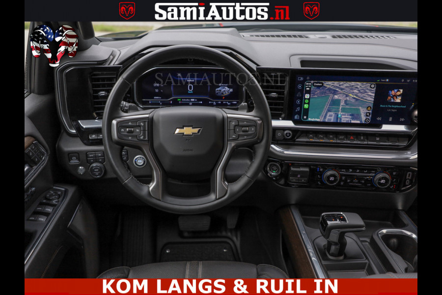 Chevrolet Silverado HULK PACK | BEAST | HUIF | BLACK OPS | BOM VOL | GARANTIE TOT 24-01-2028 | DC 5 PERSOONS | DUBBELE CABINE | HUD | COMFORT STOELEN GEKOELD EN VERWARMD | BOSE | EN NOG VEEL MEER ....| 6.2 V8 426PK |