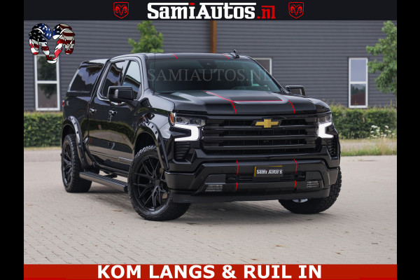 Chevrolet Silverado HULK PACK | BEAST | HUIF | BLACK OPS | BOM VOL | GARANTIE TOT 24-01-2028 | DC 5 PERSOONS | DUBBELE CABINE | HUD | COMFORT STOELEN GEKOELD EN VERWARMD | BOSE | EN NOG VEEL MEER ....| 6.2 V8 426PK |