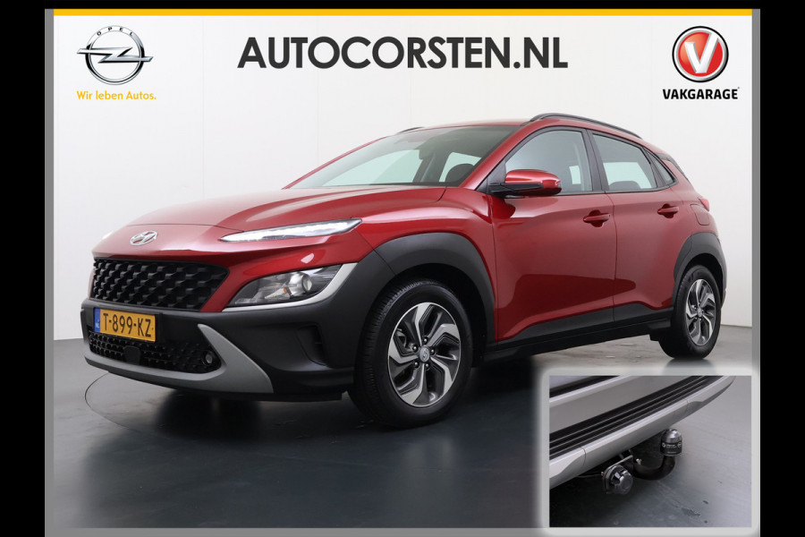 Hyundai Kona 1.6GDI HEV Hybride Autom. Trekhaak Adap.Cruise Camera Apple Carplay Android Auto Navi Ecc Pdc Comfort Smart Led Lmv 16" DAB Krell®-Audio Lane Assist Isofix Rijstrooksensor 1.300KG Trekgewicht 1e Eigenaar Origineel Nederlandse Auto