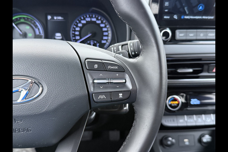 Hyundai Kona 1.6GDI HEV Hybride Autom. Trekhaak Adap.Cruise Camera Apple Carplay Android Auto Navi Ecc Pdc Comfort Smart Led Lmv 16" DAB Krell®-Audio Lane Assist Isofix Rijstrooksensor 1.300KG Trekgewicht 1e Eigenaar Origineel Nederlandse Auto