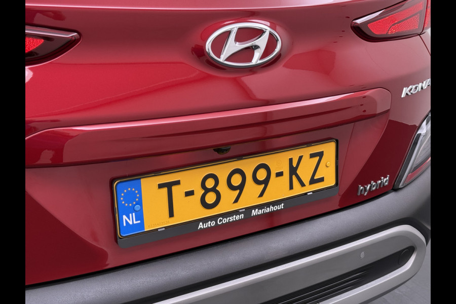 Hyundai Kona 1.6GDI HEV Hybride Autom. Trekhaak Adap.Cruise Camera Apple Carplay Android Auto Navi Ecc Pdc Comfort Smart Led Lmv 16" DAB Krell®-Audio Lane Assist Isofix Rijstrooksensor 1.300KG Trekgewicht 1e Eigenaar Origineel Nederlandse Auto