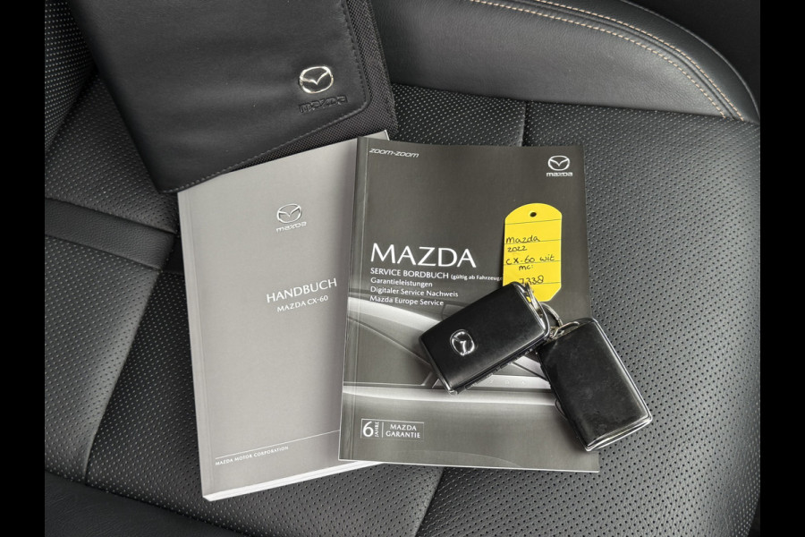Mazda CX-60 2.5 e-SkyActiv PHEV Homura | Leder | Adaptive Cruise | 360 Camera | Bose Audio | Memory