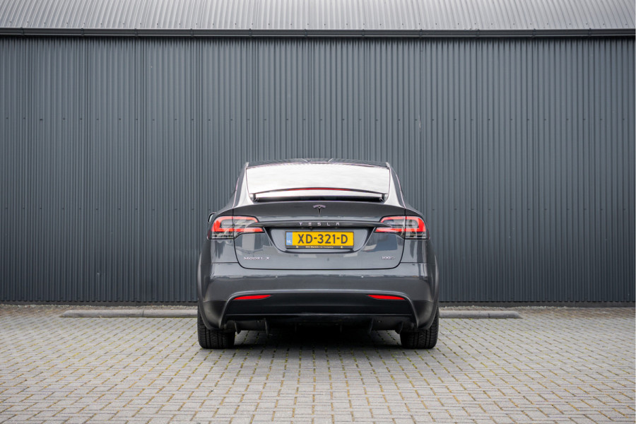 Tesla Model X 100D AWD | 525 PK | 7-Zits | Camera | PDC | Falcon Doors | Premium Connectivity